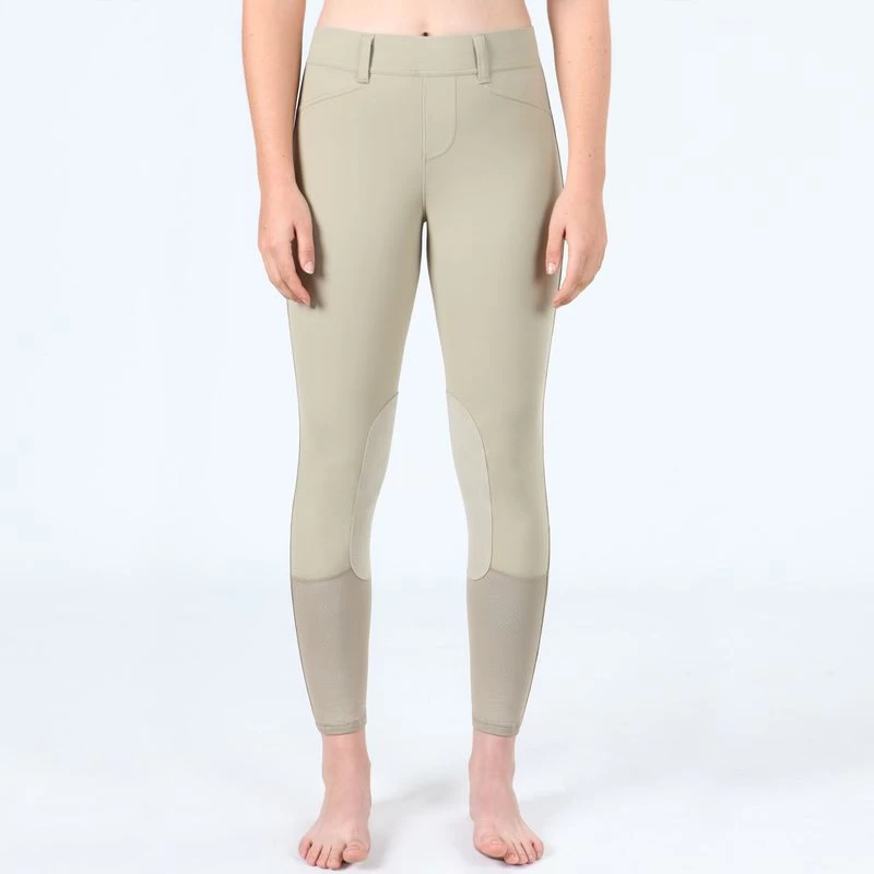 Irideon Women's Hampshire Knee Patch Tights - Classic Tan 4 Irideon Women's Hampshire Knee Patch Tights - Classic Tan - Image 2