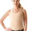 Cheata Women's Trotter Tank W/ Built In Sports Bra - Nude/Nude -Equestrian Equipment 305450 800 800