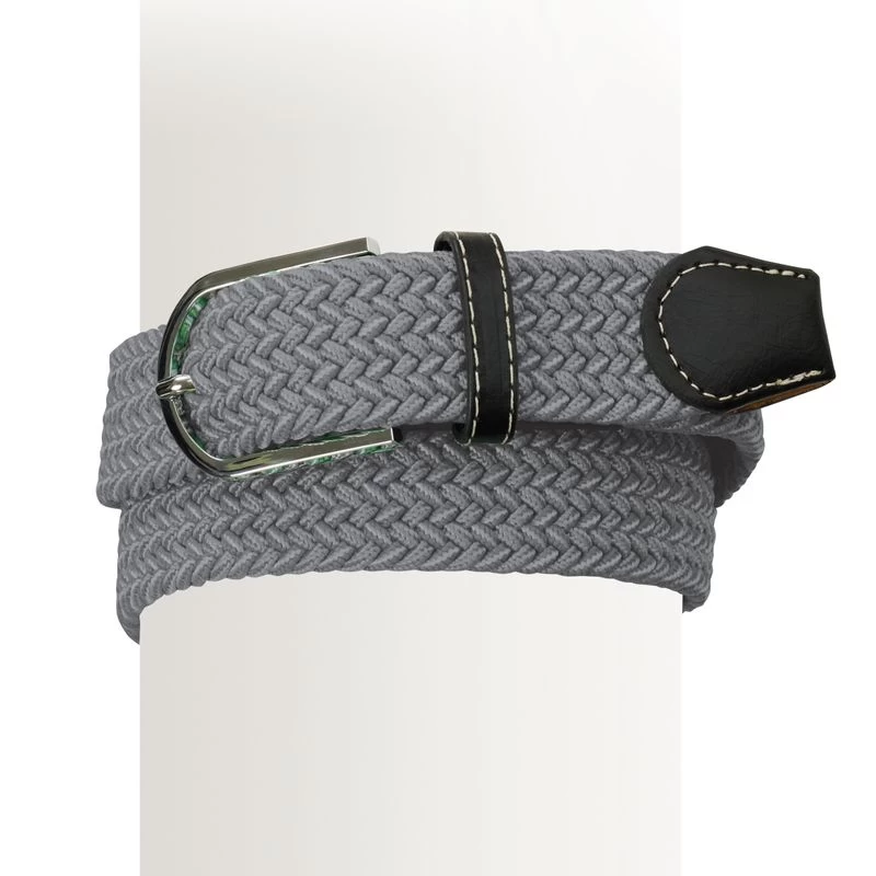 Ovation Women's Braided Stretch Belt - Grey 4 Ovation Women's Braided Stretch Belt - Grey - Image 2
