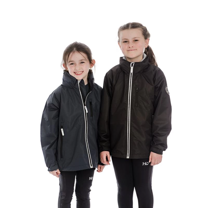 Horseware Kids' Corrib Jacket - Black 5 Horseware Kids' Corrib Jacket - Black - Image 3