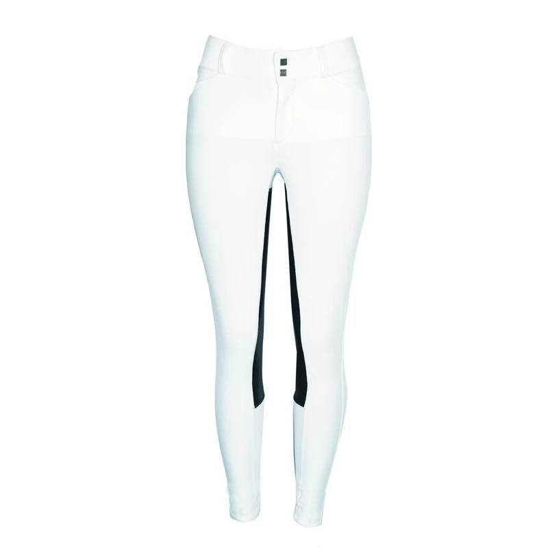 FITS Women's Free Flex Full Seat Zip Front Breech - White 4 FITS Women's Free Flex Full Seat Zip Front Breech - White - Image 2
