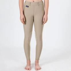 Irideon Kids' Issential Knee Patch Tights - Classic Tan 7 Irideon Kids' Issential Knee Patch Tights - Classic Tan -Equestrian Equipment 313518 800 800