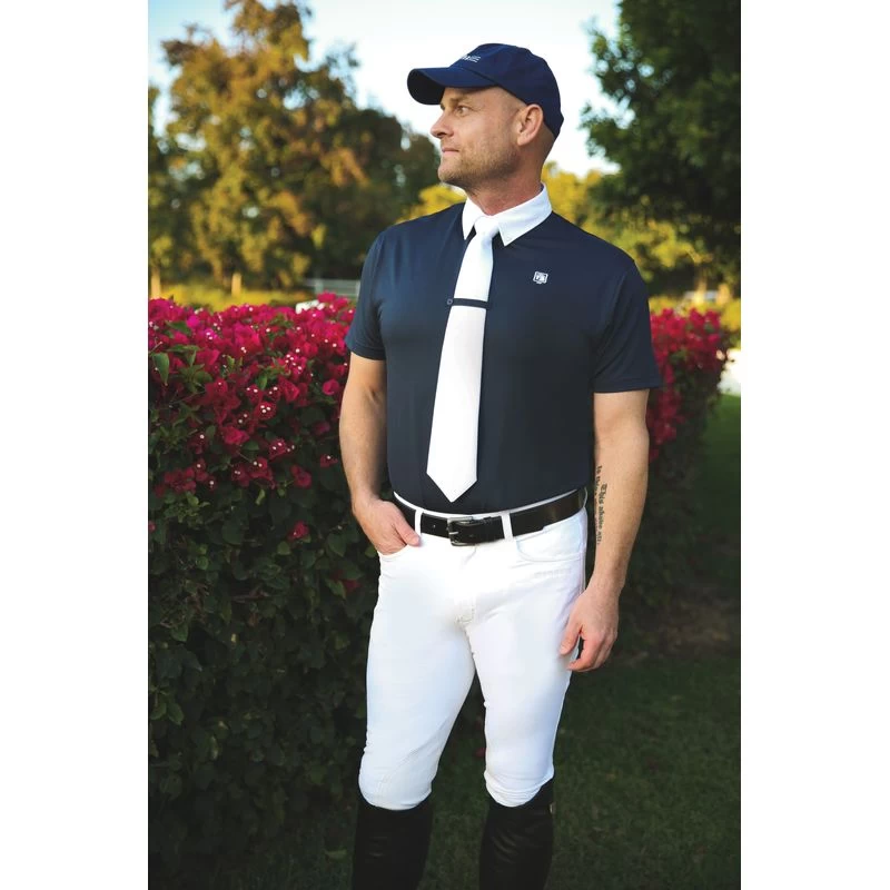 Romfh Men's Polo Short Sleeve Show Shirt - Navy/White 3 Romfh Men's Polo Short Sleeve Show Shirt - Navy/White