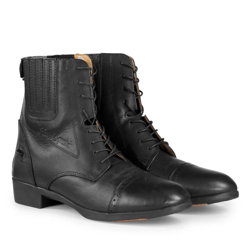 Horze Hamptons Paddock Boots - Black 3 Horze Hamptons Paddock Boots - Black
