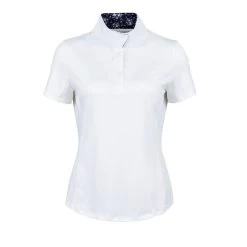 Dublin Women's Ria Short Sleeve Competition Shirt - White/Navy