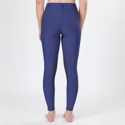 Irideon Kids' Issential Knee Patch Tights - Ultra Violet 7 Irideon Kids' Issential Knee Patch Tights - Ultra Violet -Equestrian Equipment 342044 800 800