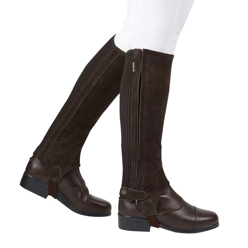 Dublin Suede Half Chaps II - Brown 3 Dublin Suede Half Chaps II - Brown