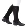 Dublin Kids' Easy-Care Contrast Stitch Half Chaps II - Black -Equestrian Equipment 345019 800 800