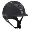 One K Defender Suede W/Swarovski Helmet - Black W/Clear Stones 2 One K Defender Suede W/Swarovski Helmet - Black W/Clear Stones -Equestrian Equipment 345741 800 800