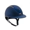 One K Avance Wide Brim Rose Gold Stripe Helmet - Navy Matte Rose Gold Stripe -Equestrian Equipment 346407 800 800