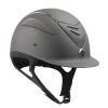 One K Defender Chrome Stripe Helmet - Grey Matte Chrome Stripe -Equestrian Equipment 346550 800 800