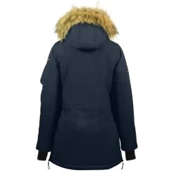 Horze Women's Brooke Long Parka Jacket - Dark Navy -Equestrian Equipment 347824 800 800