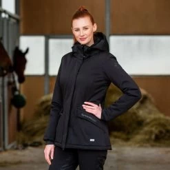 B Vertigo Women's Dana Winter Padded Jacket - Black -Equestrian Equipment 348370 800 800