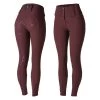 Horze Women's Desiree High Waist Full Seat Breeches - Sassafras Wine Red -Equestrian Equipment 349786 800 800