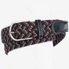 Ovation Women's Braided Stretch Belt - Brown/Tan/Black -Equestrian Equipment 352224 800 800