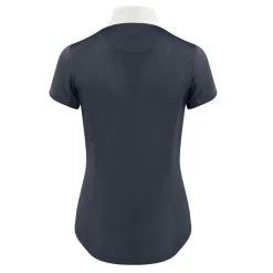 Horze Women's Blaire Short Sleeved Sun Show Shirt - Dark Navy 9 Horze Women's Blaire Short Sleeved Sun Show Shirt - Dark Navy -Equestrian Equipment 376811 800 800