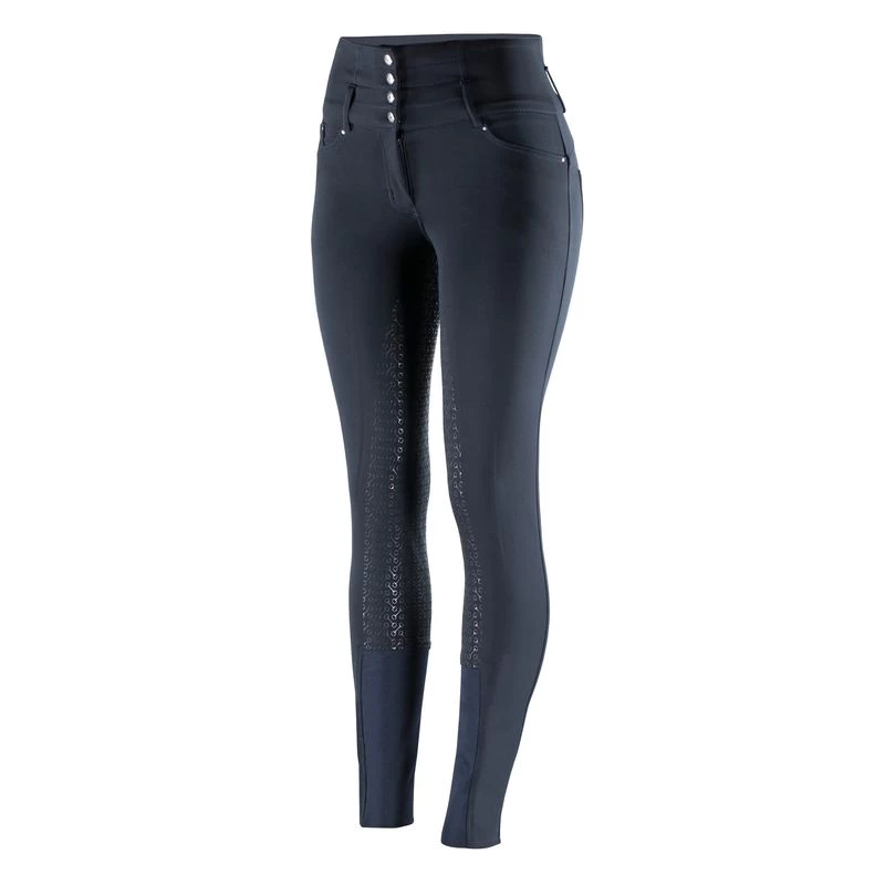 Horze Women's Tara Full Seat Breeches - Dark Navy 5 Horze Women's Tara Full Seat Breeches - Dark Navy - Image 3