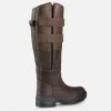 Horze Women's Rovigo Tall Country Boots - Brown 2 Horze Women's Rovigo Tall Country Boots - Brown -Equestrian Equipment 382425 800 800