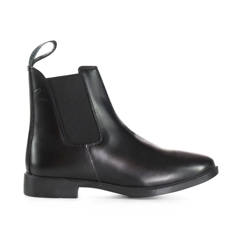 Horze Kids' Signature Jodhpur Boots - Black 4 Horze Kids' Signature Jodhpur Boots - Black - Image 2