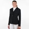 Horze Women's Yvonne Show Jacket - Black 2 Horze Women's Yvonne Show Jacket - Black -Equestrian Equipment 386436 800 800