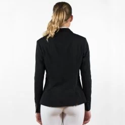 Horze Women's Yvonne Show Jacket - Black 9 Horze Women's Yvonne Show Jacket - Black -Equestrian Equipment 386439 800 800