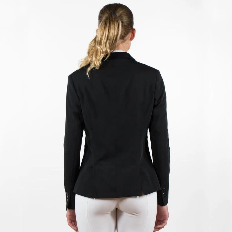 Horze Women's Yvonne Show Jacket - Black 6 Horze Women's Yvonne Show Jacket - Black - Image 4