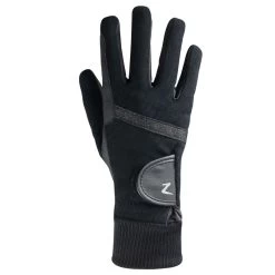 Horze Winter Cuff Gloves - Black -Equestrian Equipment 388080 800 800
