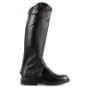 Horze Kids' Soft Leather Half Chaps - Black -Equestrian Equipment 388263 800 800