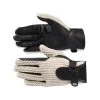 Horze Crochet Gloves - Black/Off White -Equestrian Equipment 388287 800 800