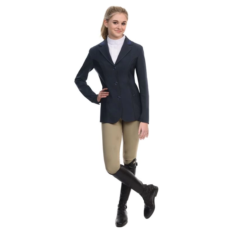 Ovation Women's Elegance Hybrid Show Coat - Navy 4 Ovation Women's Elegance Hybrid Show Coat - Navy - Image 2