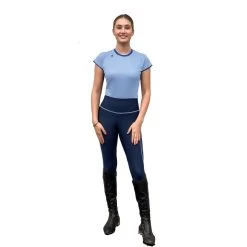 Romfh Women's Lucy Short Sleeve Tech Tee - Cerulean/Aqua Marine 6 Romfh Women's Lucy Short Sleeve Tech Tee - Cerulean/Aqua Marine -Equestrian Equipment 394168 800 800