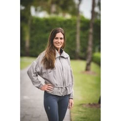 Alessandro Albanese Women's Volare Cupro Jacket - Pearl Grey 9 Alessandro Albanese Women's Volare Cupro Jacket - Pearl Grey -Equestrian Equipment 394547 800 800