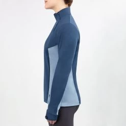 Irideon Women's Himalayer Half Zip - Mineral Blue/Stellar Blue 8 Irideon Women's Himalayer Half Zip - Mineral Blue/Stellar Blue -Equestrian Equipment 395545 800 800