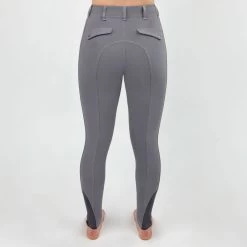 Irideon Kids' Camber Knee Patch Breeches - Dove Grey -Equestrian Equipment 400356 800 800