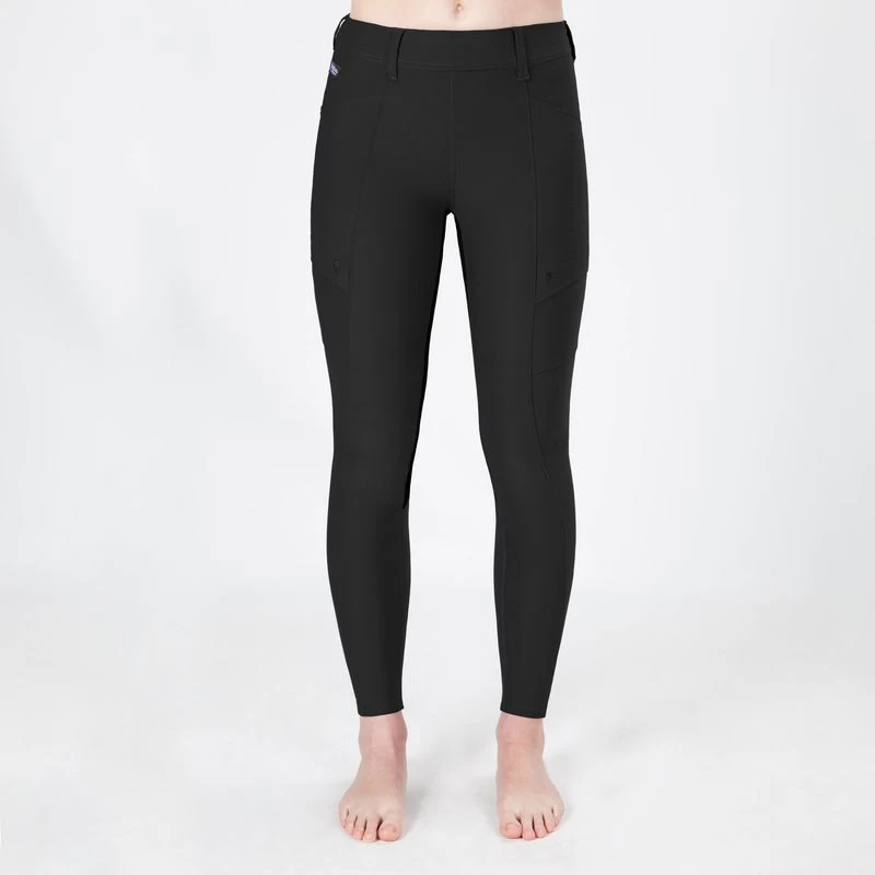 Irideon Women's Issential Cargo Full Seat Tights - Black 4 Irideon Women's Issential Cargo Full Seat Tights - Black - Image 2