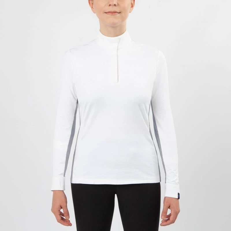 Irideon Women's Ciara IceFil Show Shirt - White/Dove Grey 3 Irideon Women's Ciara IceFil Show Shirt - White/Dove Grey