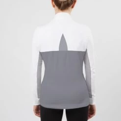 Irideon Women's Ciara IceFil Show Shirt - White/Dove Grey 7 Irideon Women's Ciara IceFil Show Shirt - White/Dove Grey -Equestrian Equipment 412075 800 800