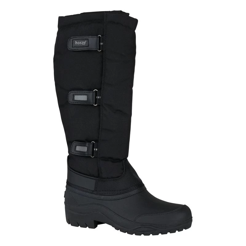Horze Kids' Polar Thermo Boots - Black 5 Horze Kids' Polar Thermo Boots - Black - Image 3