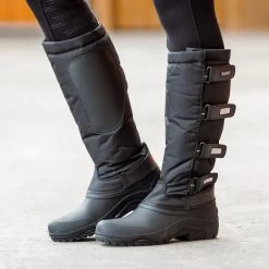 Horze Polar Thermo Boots - Black 9 Horze Polar Thermo Boots - Black -Equestrian Equipment 416139 800 800