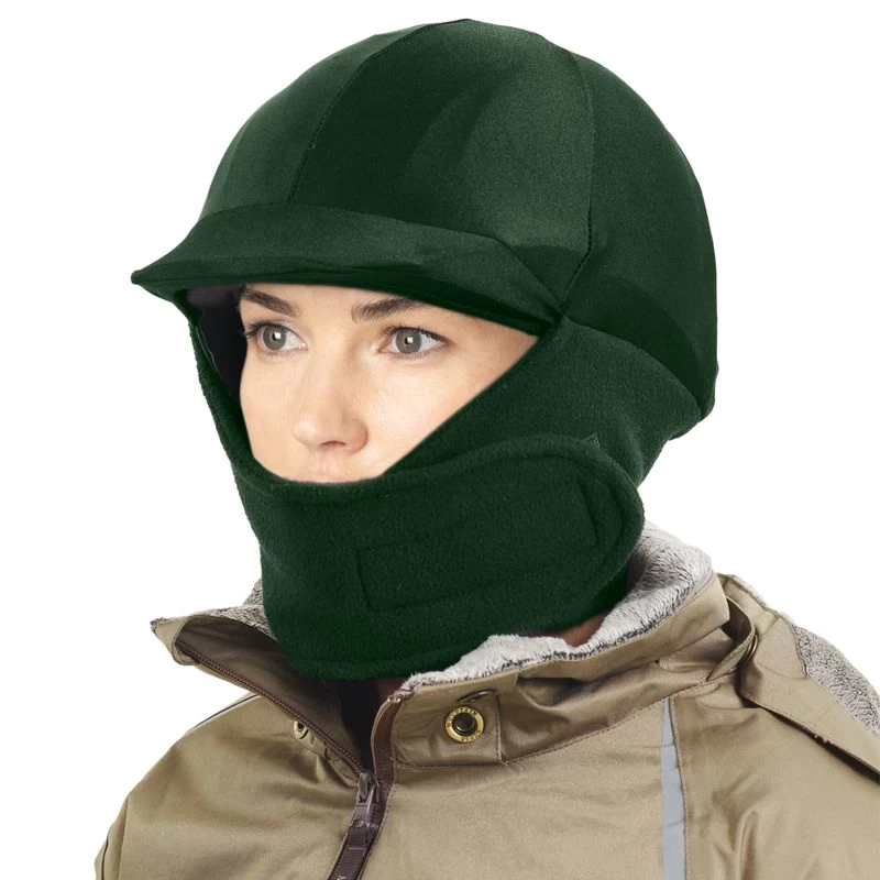 Ovation Winter Helmet Cover - Dark Green 3 Ovation Winter Helmet Cover - Dark Green