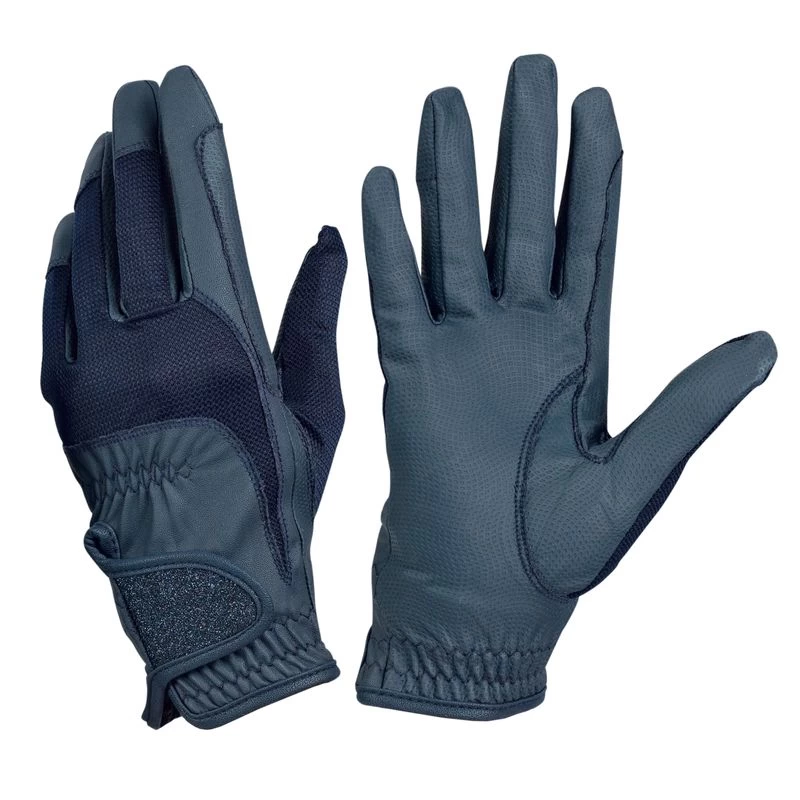 Ovation Women's Pro-Grip Glitter Show Gloves - Navy 3 Ovation Women's Pro-Grip Glitter Show Gloves - Navy