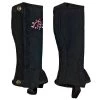 Ovation Kids' Horse N Heart Half Chaps - Black 2 Ovation Kids' Horse N Heart Half Chaps - Black -Equestrian Equipment 436495 800 800