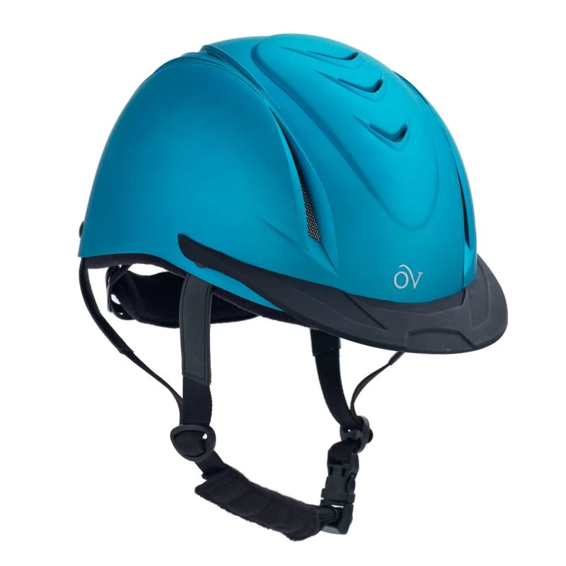 Ovation Metallic Schooler Helmet - Teal 3 Ovation Metallic Schooler Helmet - Teal