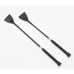 County Leather Wrap Soft Grip 19" Bat - Black