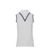 Alessandro Albanese Women's Mina Technical Sleeveless Top - White 1 Alessandro Albanese Women's Mina Technical Sleeveless Top - White -Equestrian Equipment 443489 800 800