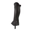 Horze Kids' Leather Elastic Half Chaps - Black -Equestrian Equipment 450607 800 800