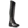 Horze Soft Leather Half Chaps - Black -Equestrian Equipment 451376 800 800