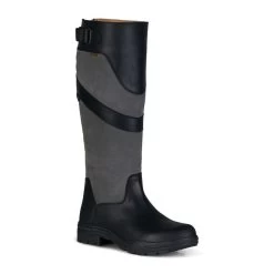 Horze Waterford Country Boots - Black/Grey 9 Horze Waterford Country Boots - Black/Grey -Equestrian Equipment 454088 800 800