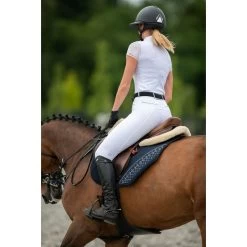 Cavalliera Women's Angel Short Sleeve Show Shirt - White 8 Cavalliera Women's Angel Short Sleeve Show Shirt - White -Equestrian Equipment 455432 800 800