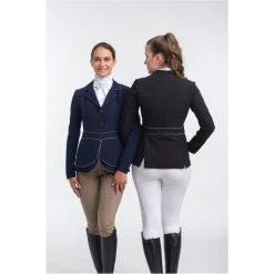 Cavalliera Women's Venice Show Jacket - Navy Blue/Grey -Equestrian Equipment 455463 800 800